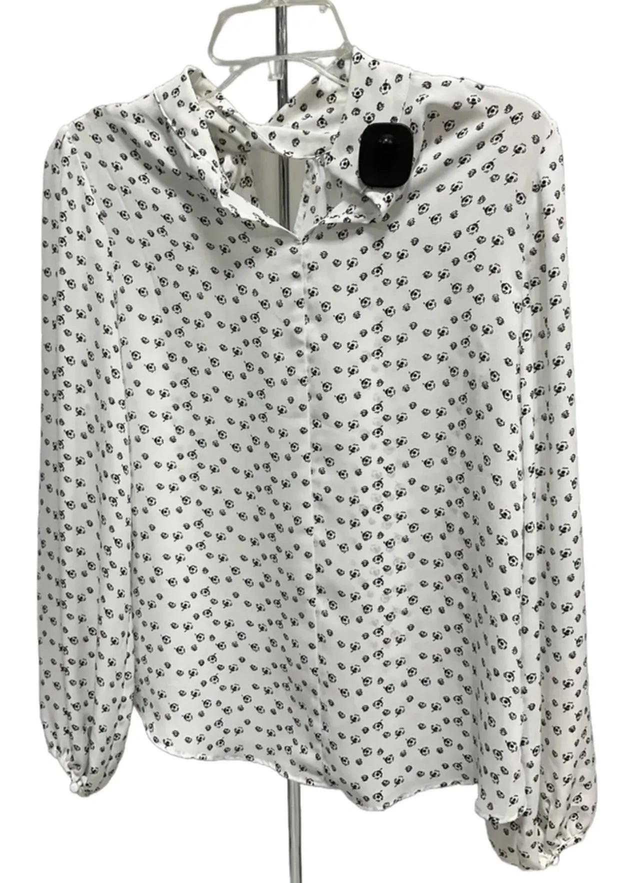 Top Long Sleeve By White House Black Market In Black & White, Size: 2