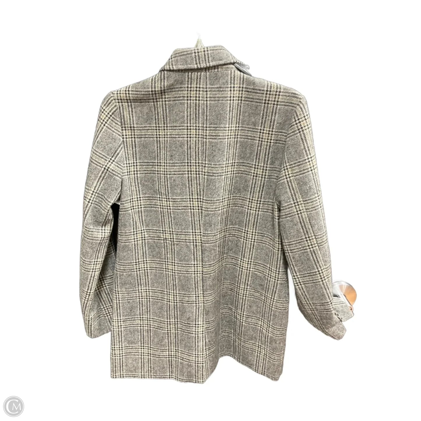 Coat Peacoat By Cupcakes And Cashmere In Black & Gold, Size: S