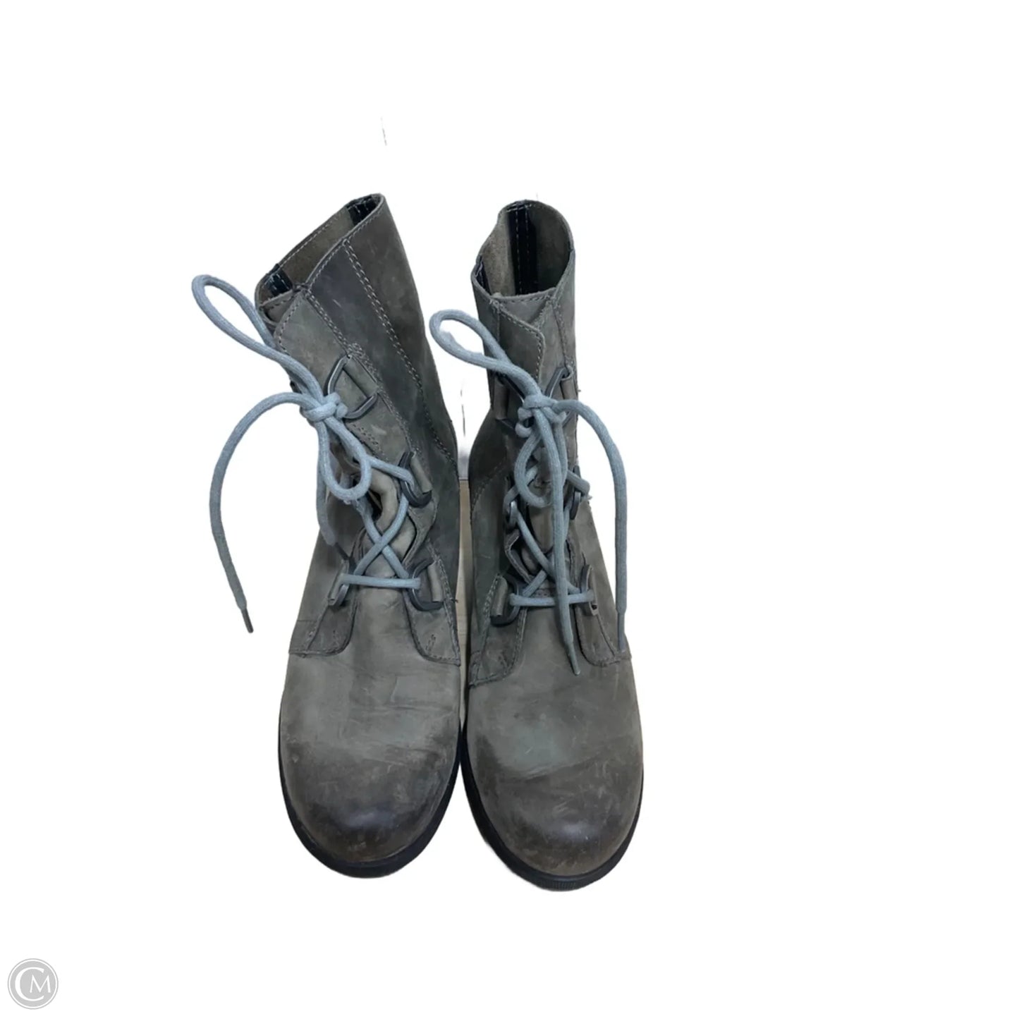 Boots Ankle Heels By Sorel In Green, Size: 9