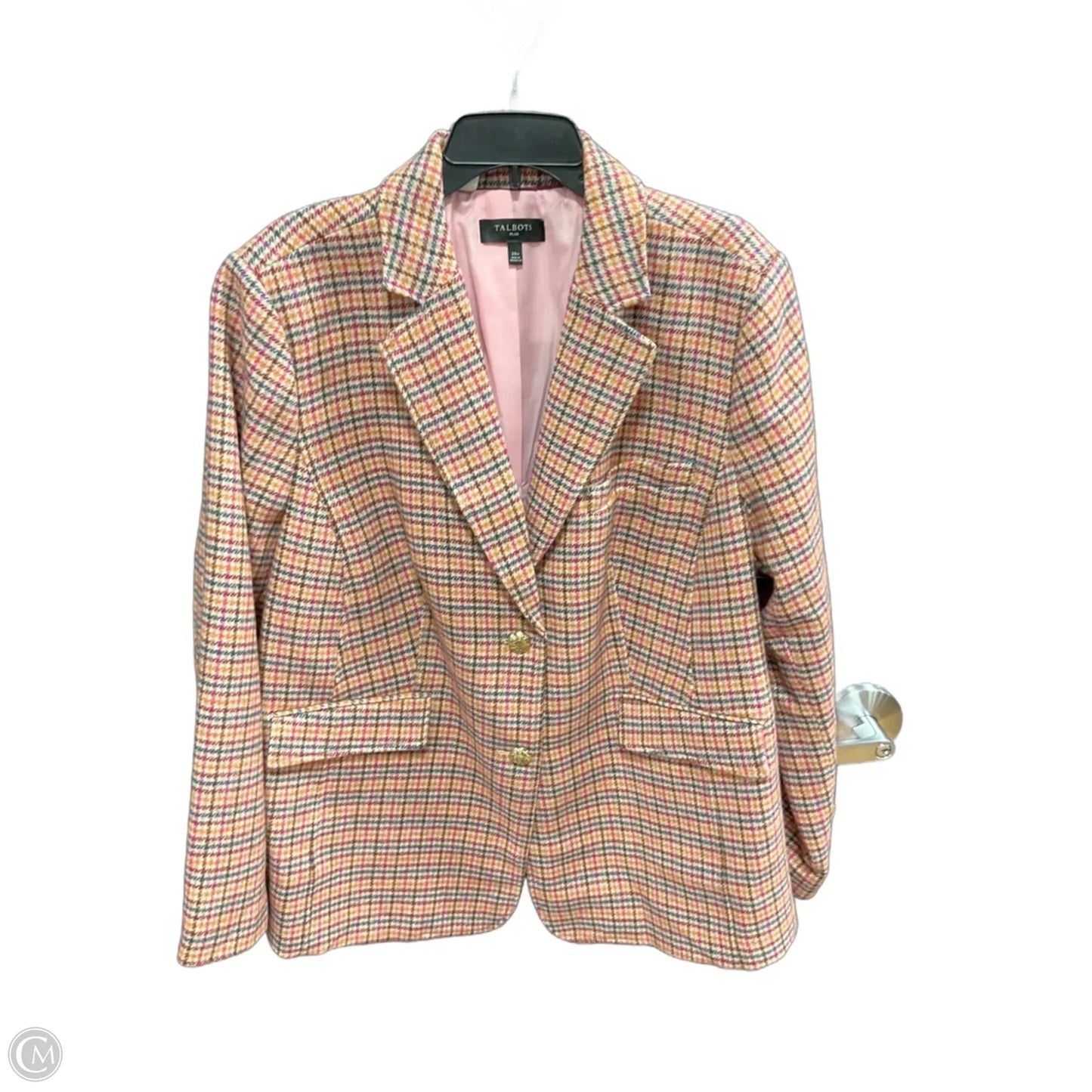 Blazer By Talbots In Multi-colored, Size: 20