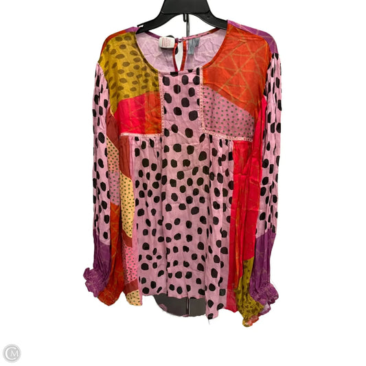 Top Long Sleeve By Blank London In Multi-colored, Size: 2x