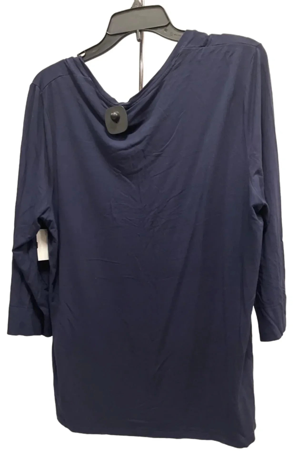 Top 3/4 Sleeve Basic By Chicos In Blue, Size: Xl