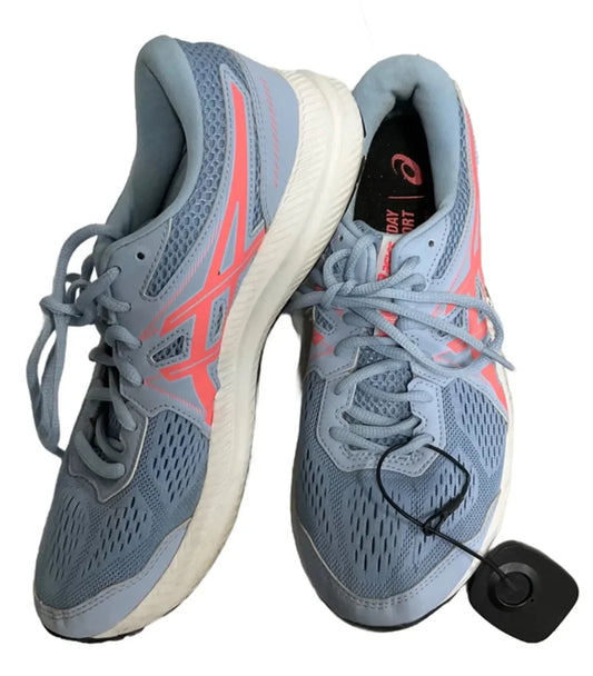 Shoes Athletic By Asics In Blue & Orange, Size: 9.5