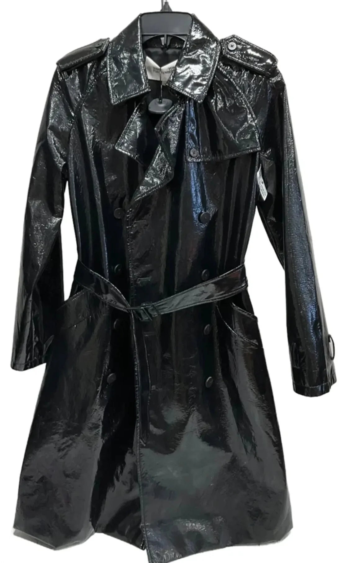 Coat Designer By Diane Von Furstenberg In Black, Size: S