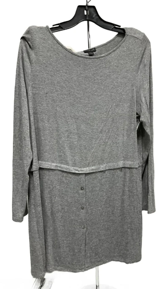 Top Long Sleeve By J. Jill In Grey, Size: M