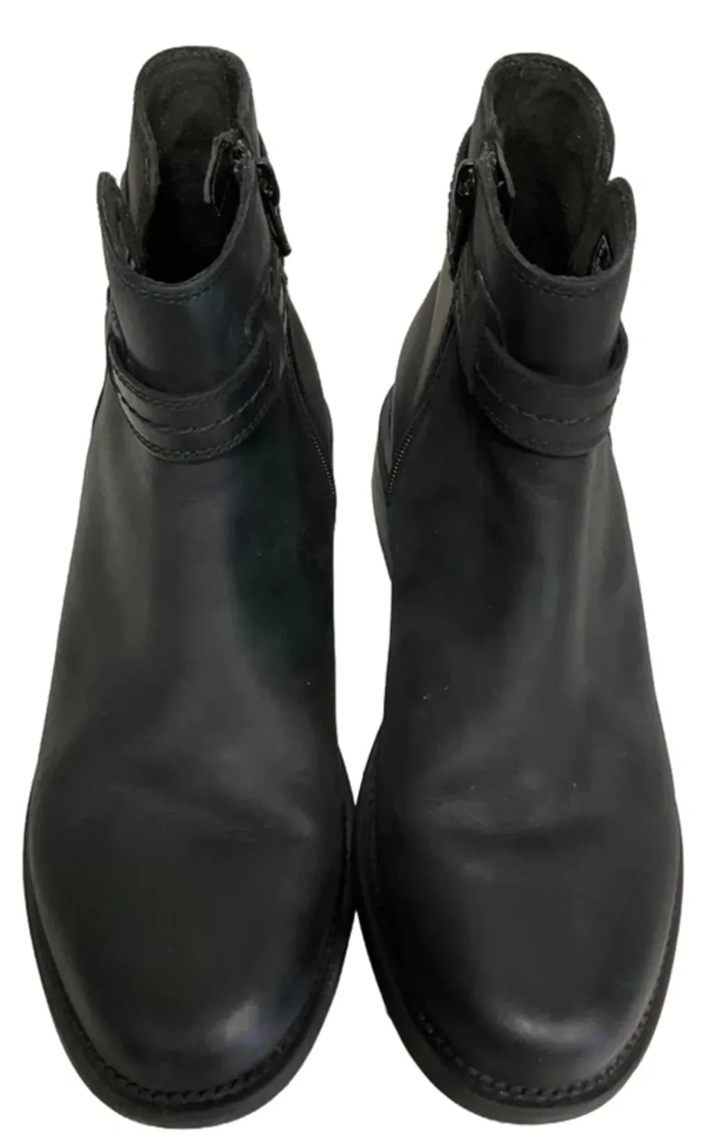 Boots Ankle Flats By Clarks In Black, Size: 8.5