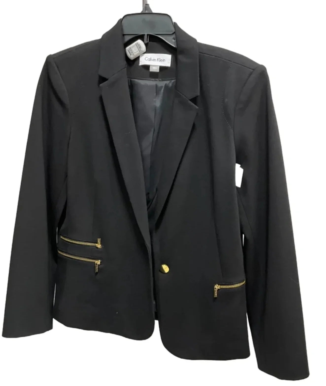 Blazer By Calvin Klein In Black, Size: 12