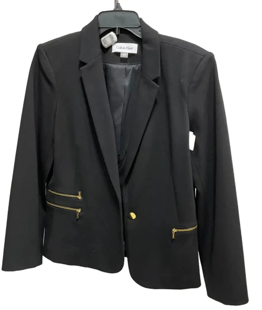 Blazer By Calvin Klein In Black, Size: 12
