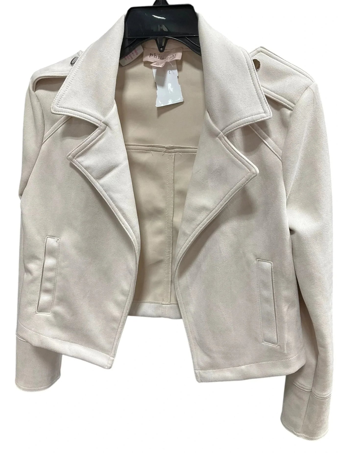 Jacket Other By Philosophy In Cream, Size: Xs