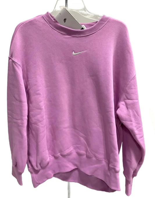 Athletic Sweatshirt Crewneck By Nike Apparel In Purple, Size: S