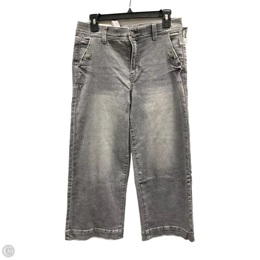 Jeans Wide Leg By Curve Appeal In Grey, Size: 8