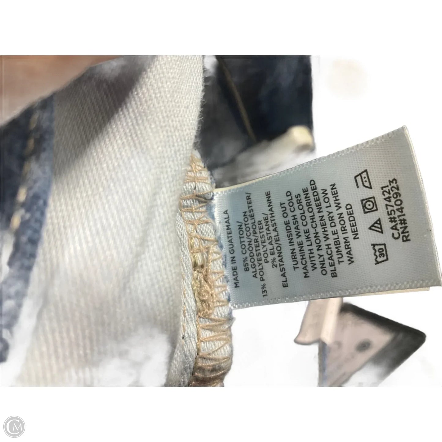 Jeans Cropped By Loft In Blue, Size: 6