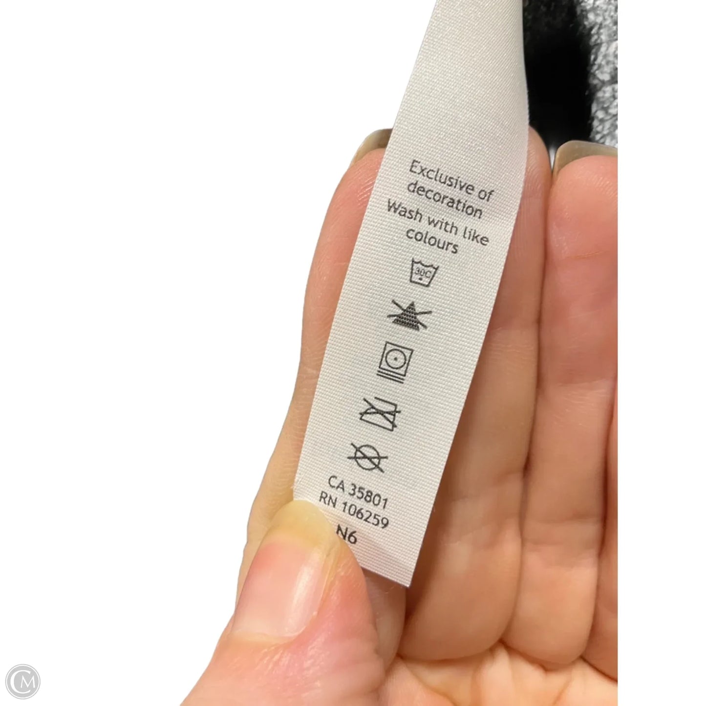 Athletic Jacket By Lululemon In Black & Grey, Size: 8