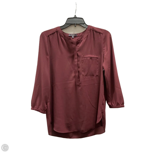 Top Long Sleeve By Not Your Daughters Jeans In Red, Size: Xs