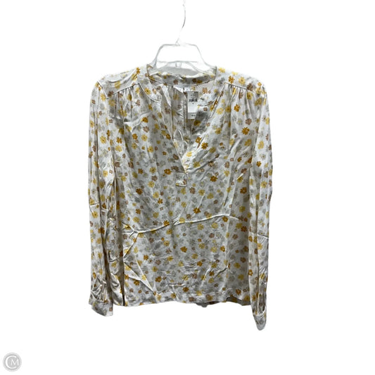 Top Long Sleeve By Gap In Yellow, Size: Xs