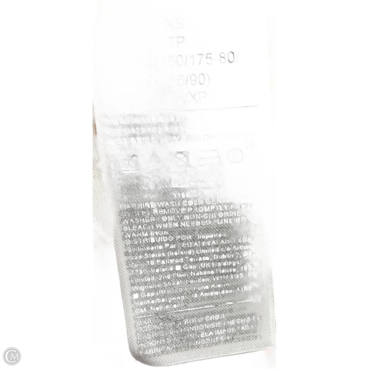 Top Long Sleeve By Gap In Yellow, Size: Xs