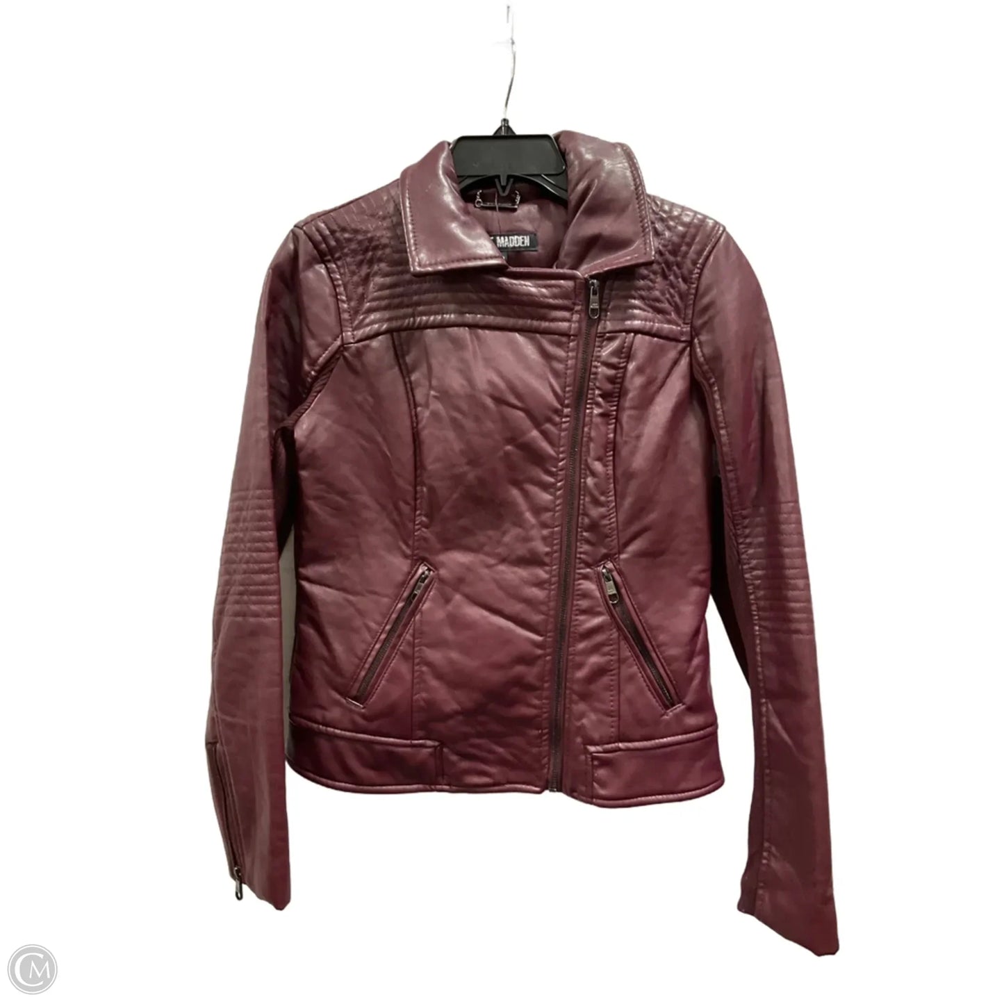 Jacket Moto By Steve Madden In Purple, Size: S