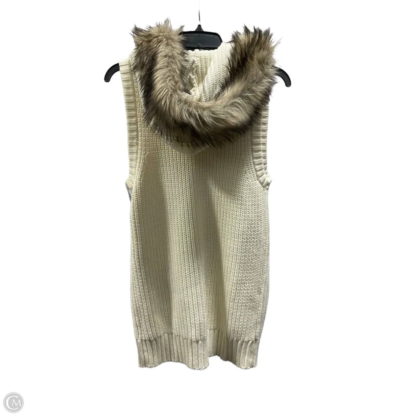Vest Sweater By Michael By Michael Kors In Cream, Size: S