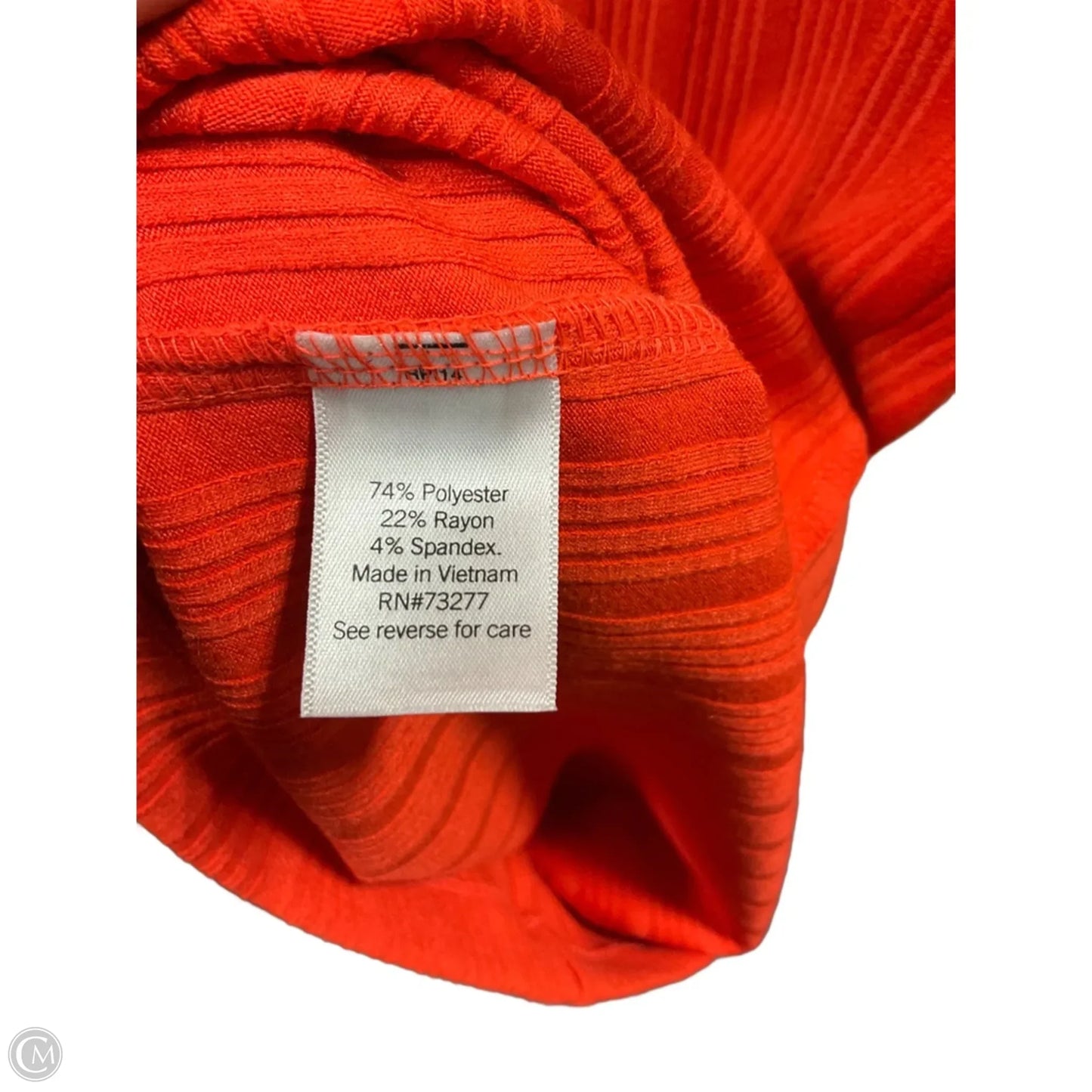 Dress Casual Midi By Nine West Apparel In Orange, Size: S