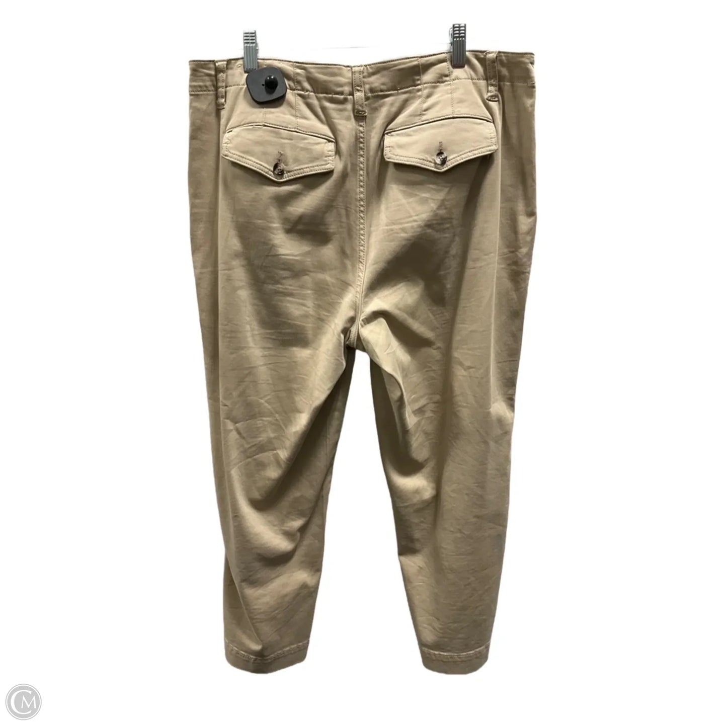 Pants Cropped By Liverpool In Tan, Size: 14