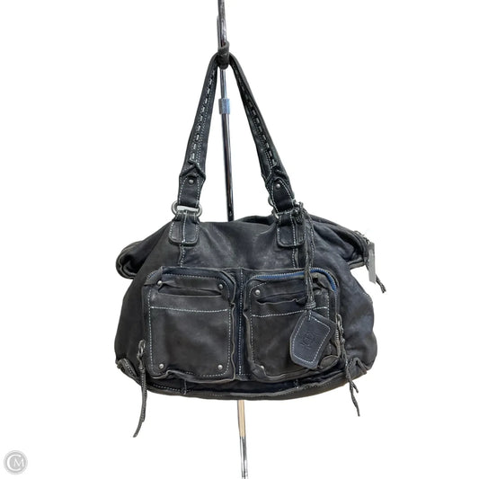 Handbag Leather By Cma, Size: Medium