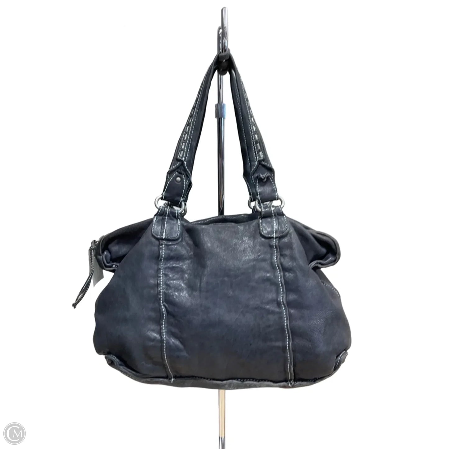 Handbag Leather By Cma, Size: Medium