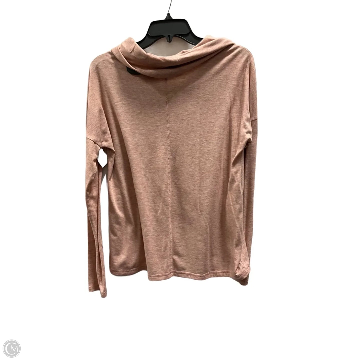 Athletic Top Long Sleeve Hoodie By Workshop In Pink, Size: S