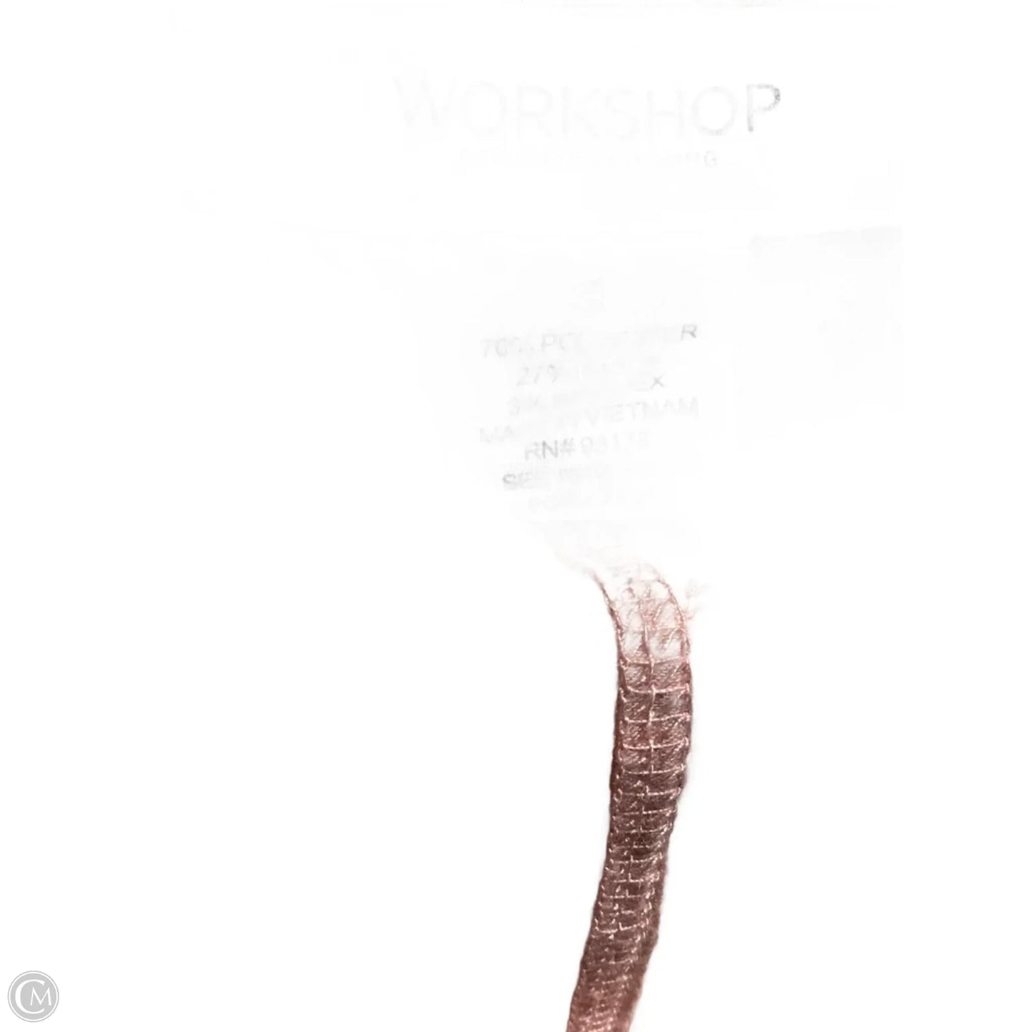 Athletic Top Long Sleeve Hoodie By Workshop In Pink, Size: S