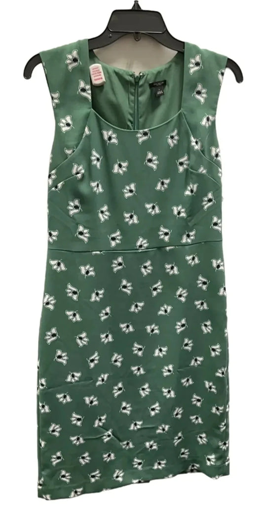 Dress Casual Midi By Ann Taylor In Green, Size: 6