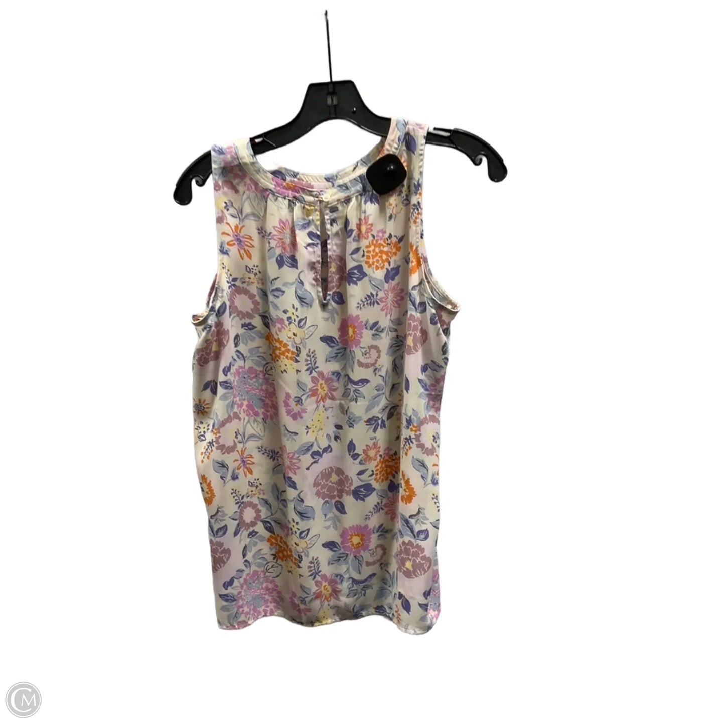 Top Sleeveless By Loft In Pink & Purple, Size: M