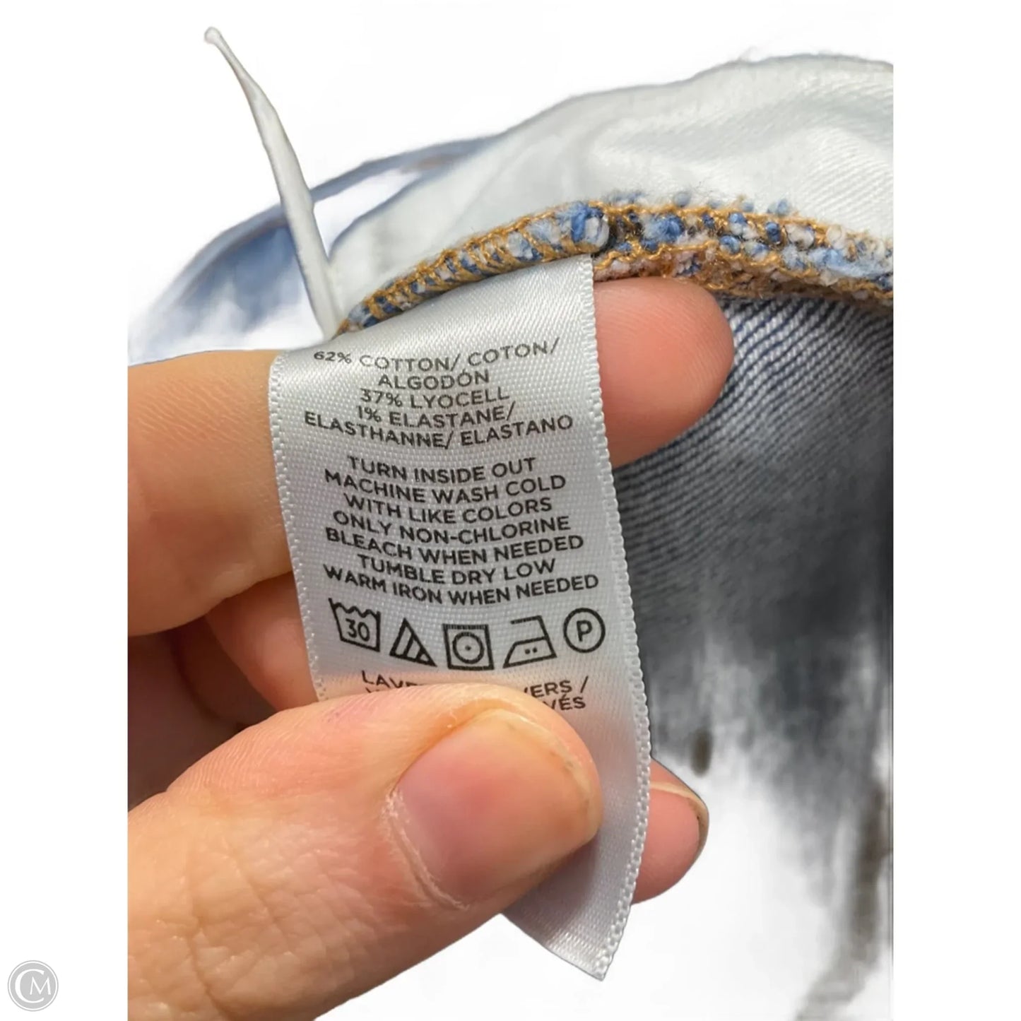 Jeans Cropped By Loft In Blue, Size: 10