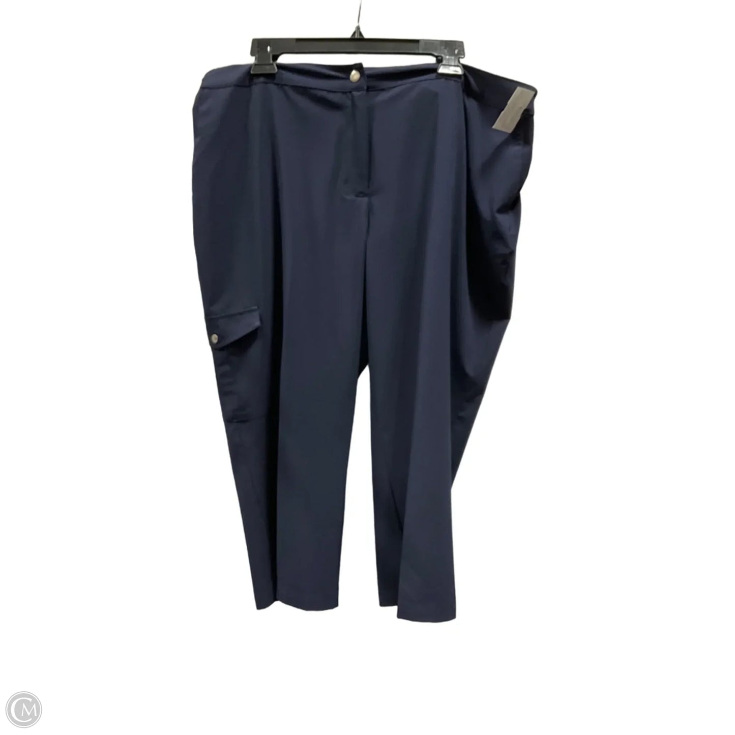 Athletic Capris By Chicos In Blue, Size: Xl