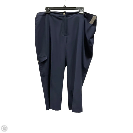 Athletic Capris By Chicos In Blue, Size: Xl