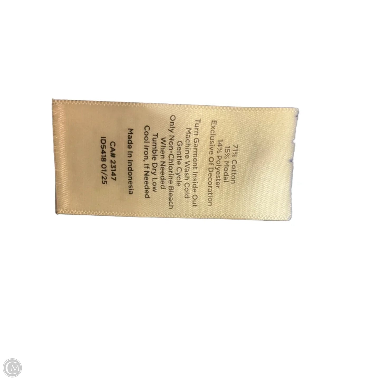 Athletic Pants By Talbots In Blue, Size: Xl