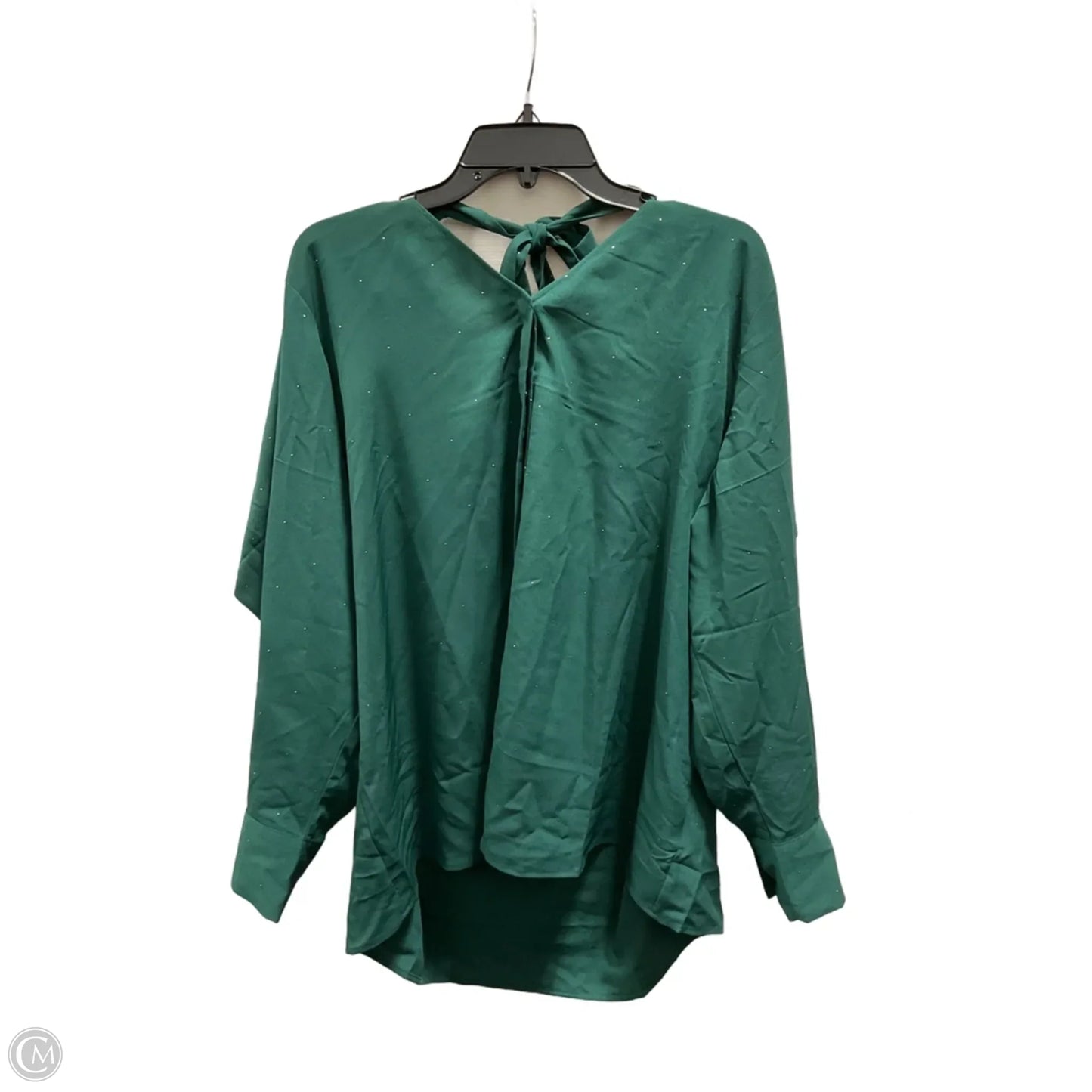 Top Long Sleeve By Lane Bryant In Green, Size: 2x