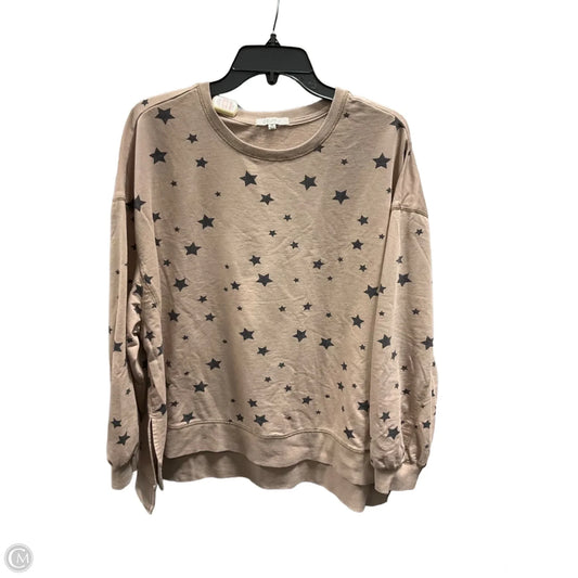 Sweatshirt Crewneck By Z Supply In Beige, Size: M