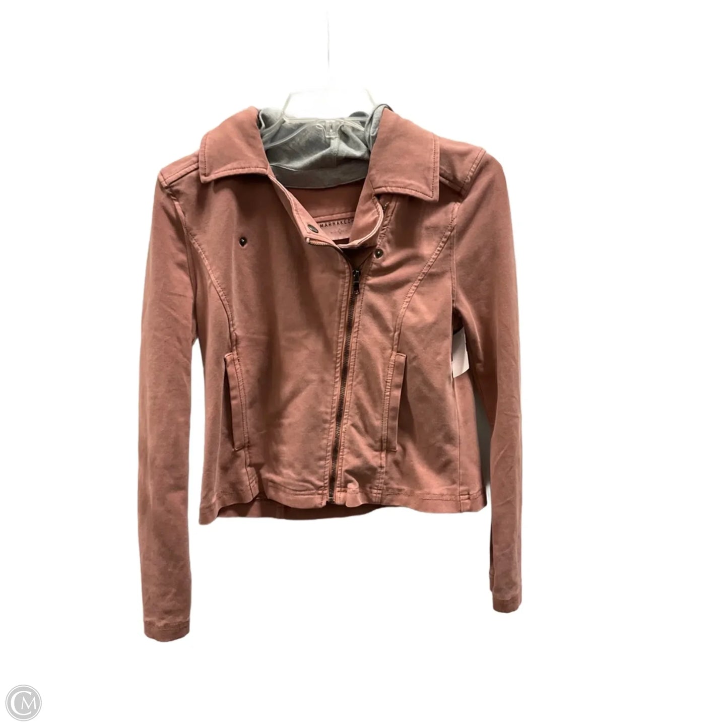 Jacket Moto By Marrakech In Pink, Size: M