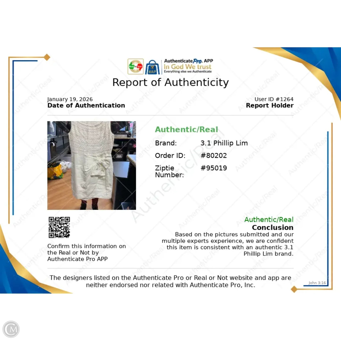 Dress Luxury Designer By 3.1 Phillip Lim In Cream, Size: 6