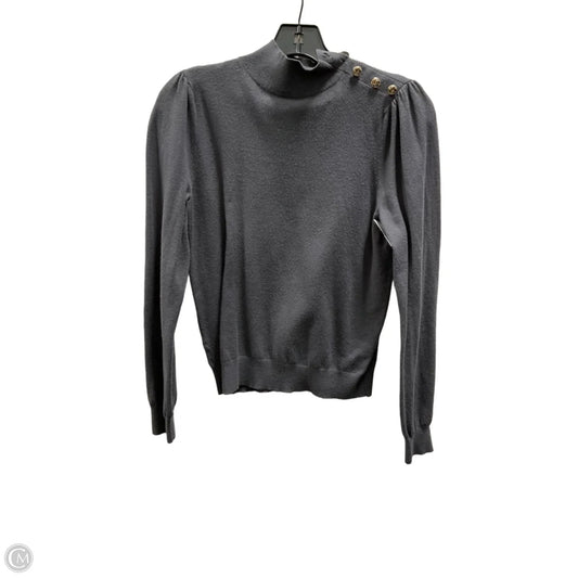 Top Long Sleeve By Ann Taylor In Grey, Size: S