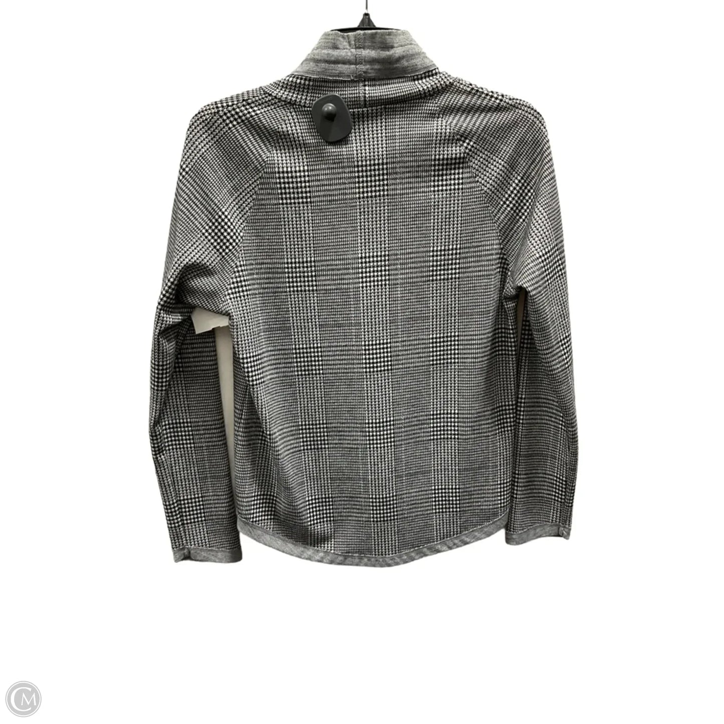Top Long Sleeve By Karen Kane In Black & Grey, Size: Xs