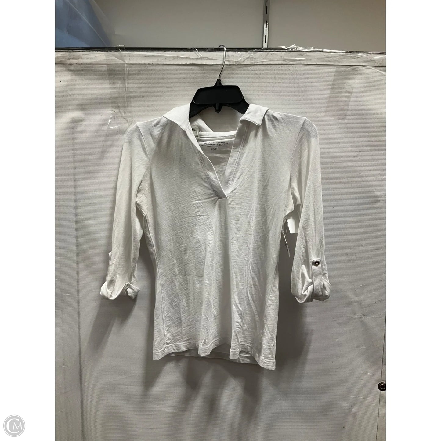 Top 3/4 Sleeve By Rachel Zoe In White, Size: Xs