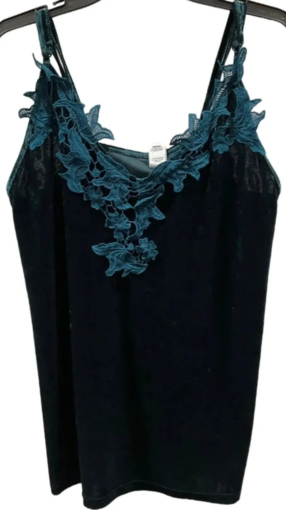 Top Sleeveless By Cmf In Teal, Size: L