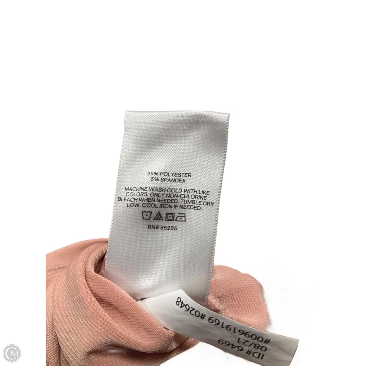 Top Long Sleeve By Express In Peach, Size: M