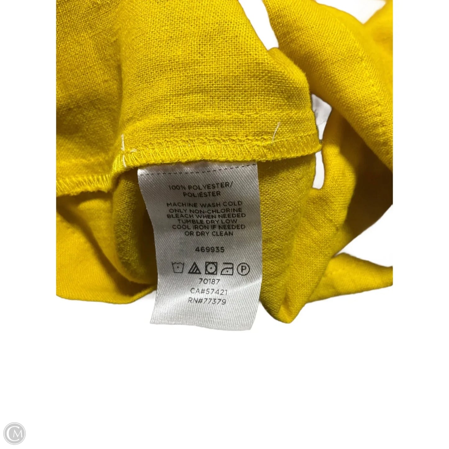 Top Long Sleeve By Loft In Yellow, Size: M