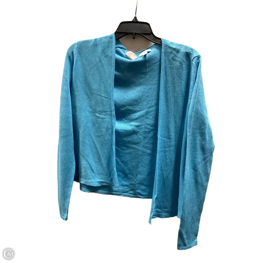 Cardigan By J. Jill In Aqua, Size: S
