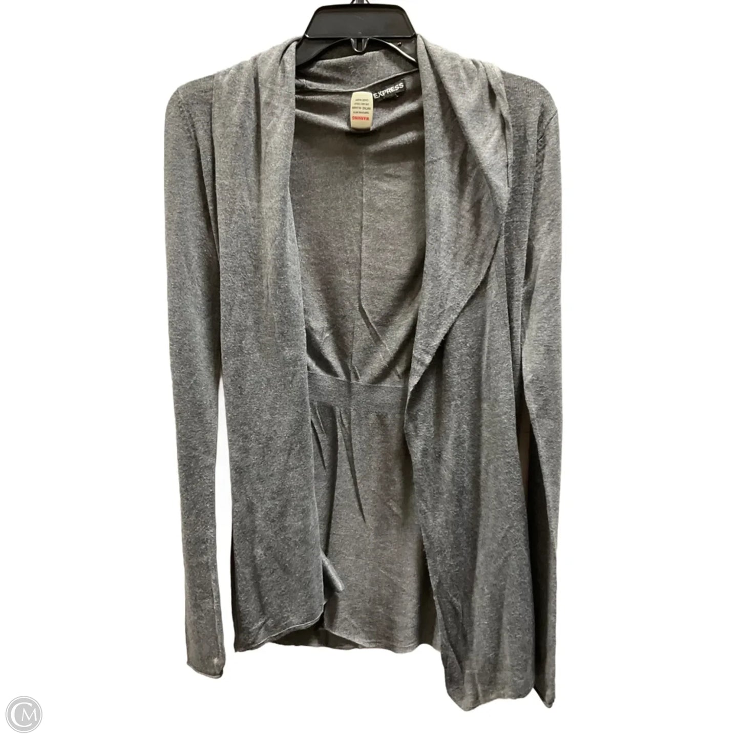 Cardigan By Express In Grey, Size: S