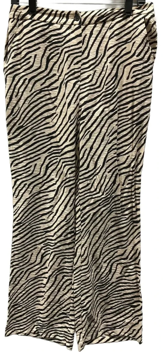 Pants Wide Leg By Philosophy In Zebra Print, Size: L