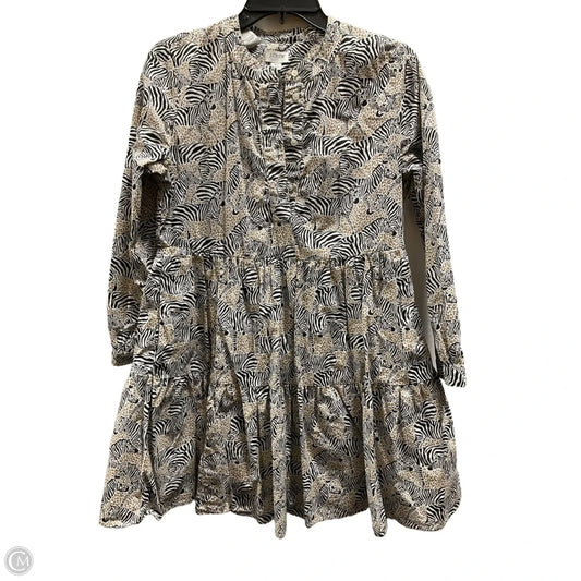 Dress Casual Midi By J. Crew In Zebra Print, Size: Xs