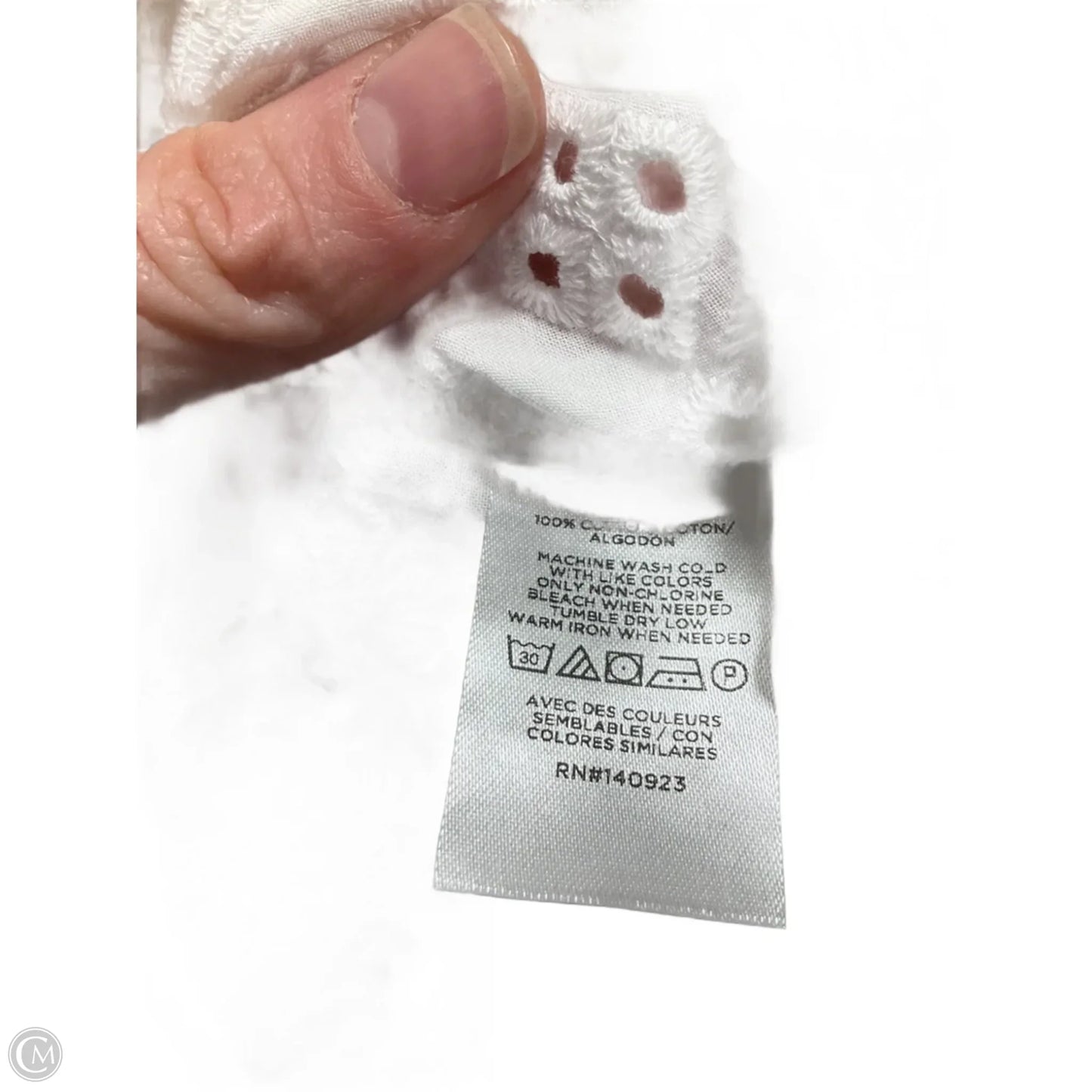 Blouse Long Sleeve By Loft In White, Size: Xs