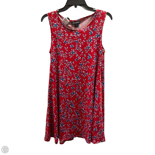 Dress Casual Midi By Nina Leonard In Red, Size: S